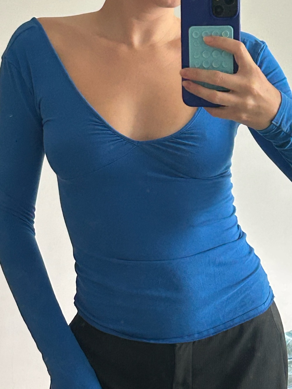 Armani Exchange Blue Long Sleeve